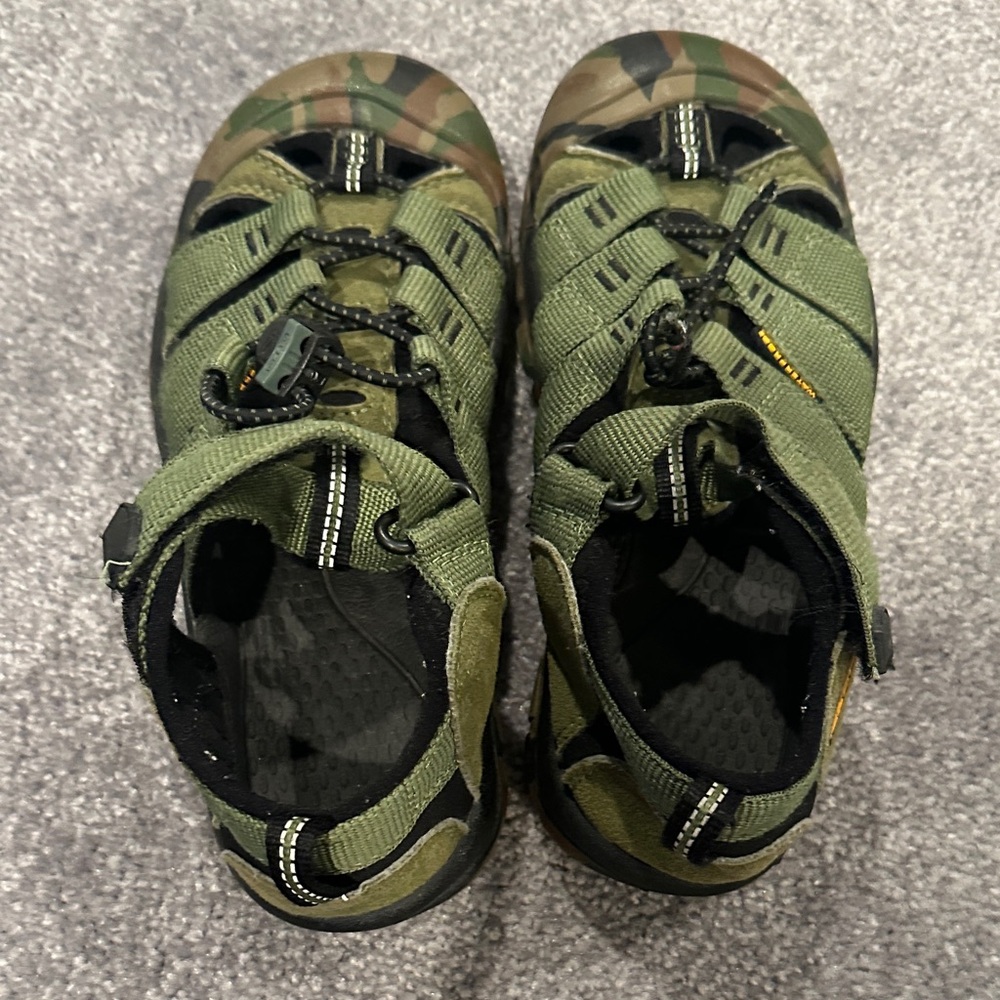 Keen Kids' Green and Black Outdoor Sandals